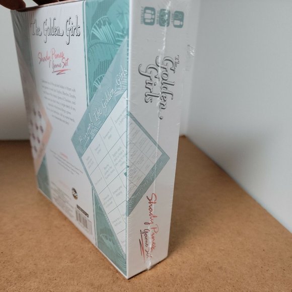 NEW The Golden Girls Shady Pines Board Game Set Checkers & Bingo Factory SEALED - Picture 7 of 8